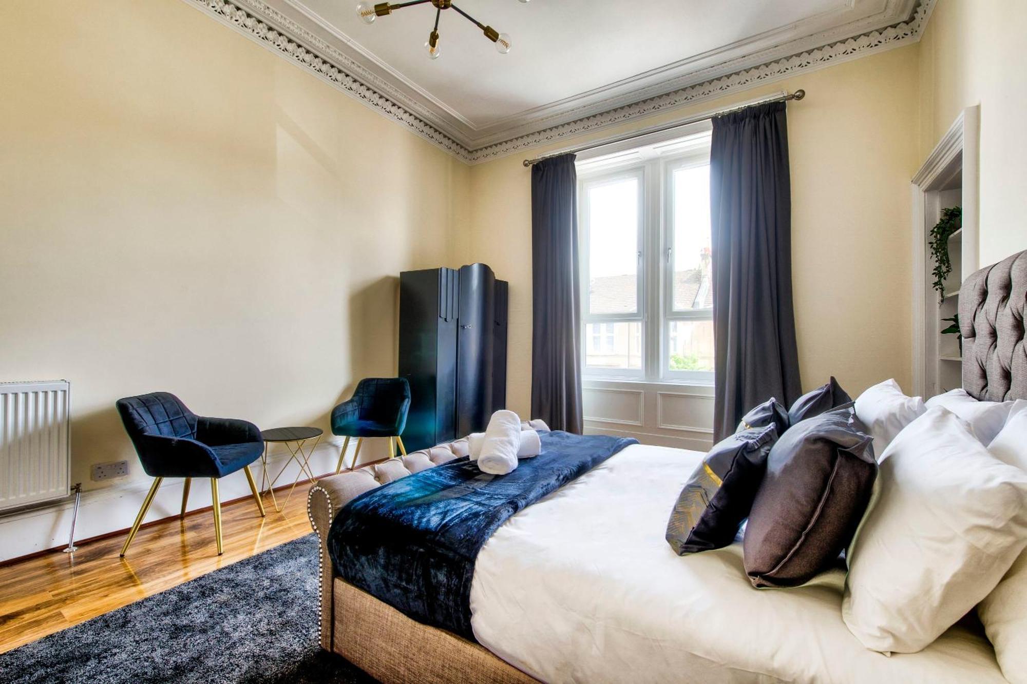 Stunning 5 Bedroom Apt, Close To City Centre, Sec, Hydro And Motorway Glasgow Esterno foto