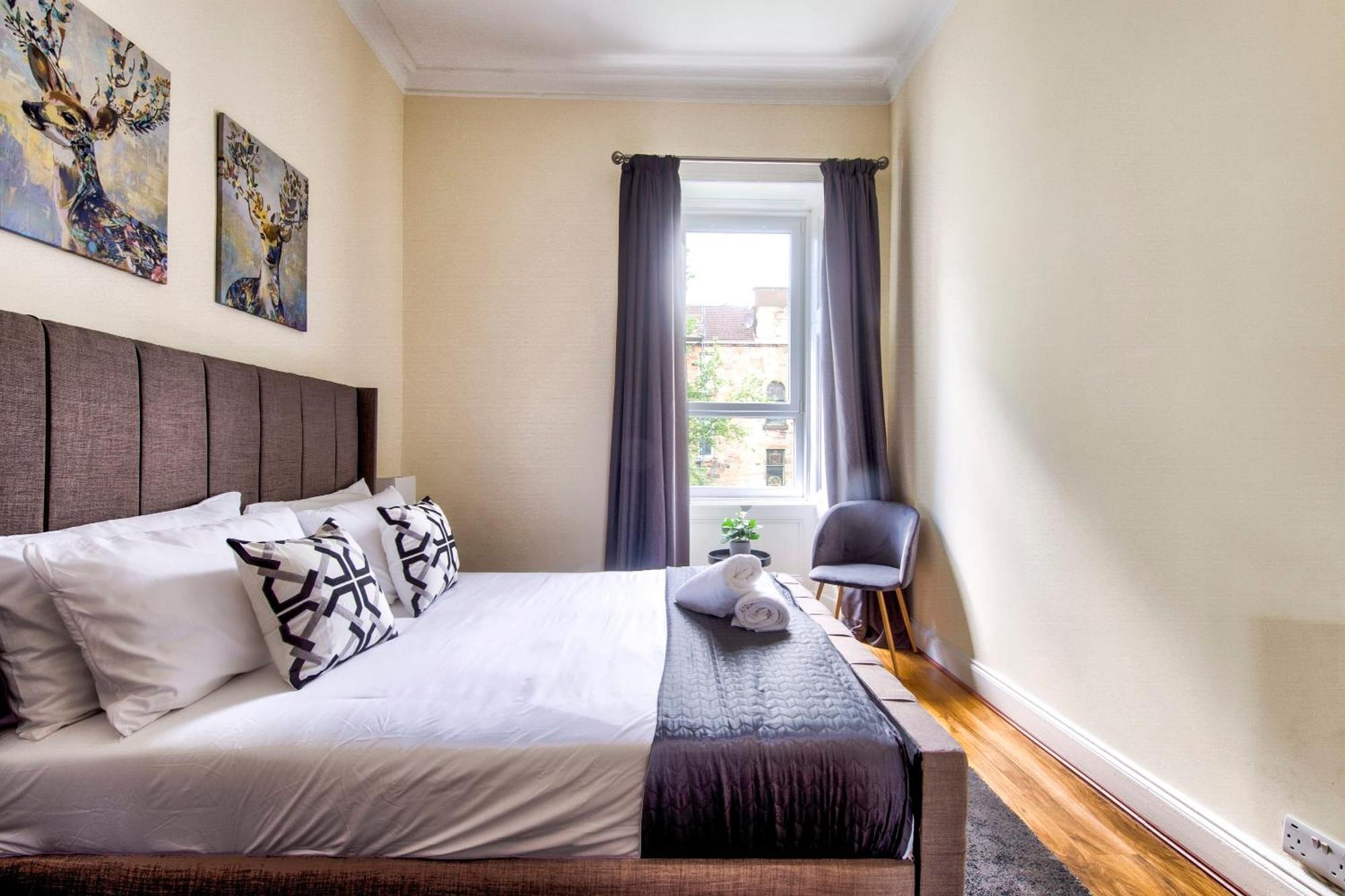 Stunning 5 Bedroom Apt, Close To City Centre, Sec, Hydro And Motorway Glasgow Esterno foto